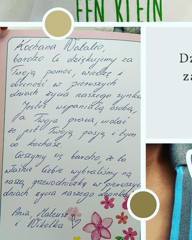 Photo of the card, Ania, Mateusz & Mikołka